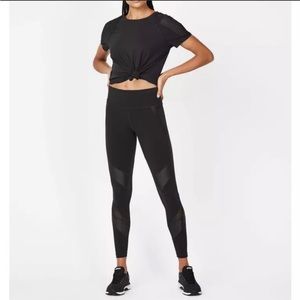 Sweaty Betty Power Mesh Leggings in Black-XS